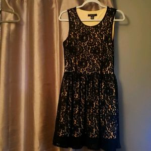 Black lace dress